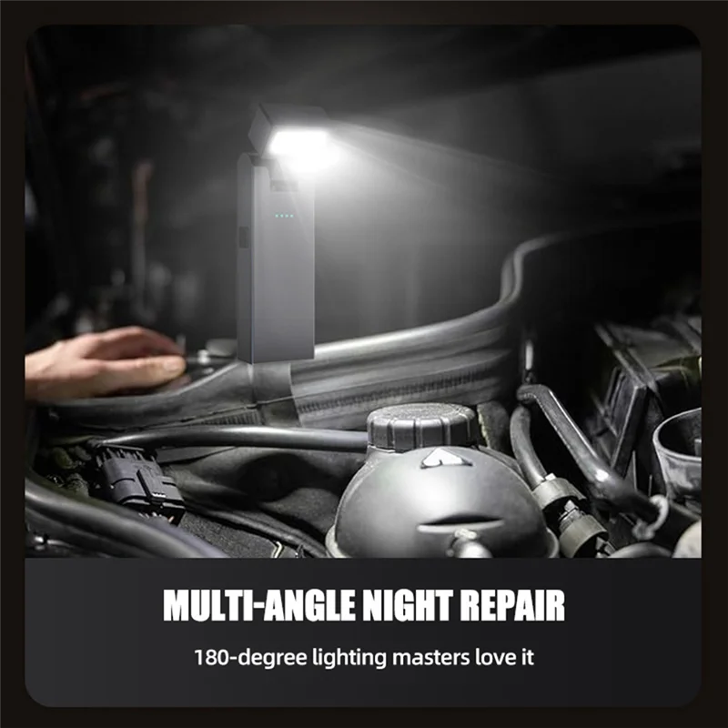 A29F-Magnetic Work Light Rechargeable COB Flashlight Suitable For Night Work Emergency Lamp Night Light Small Car Lamp
