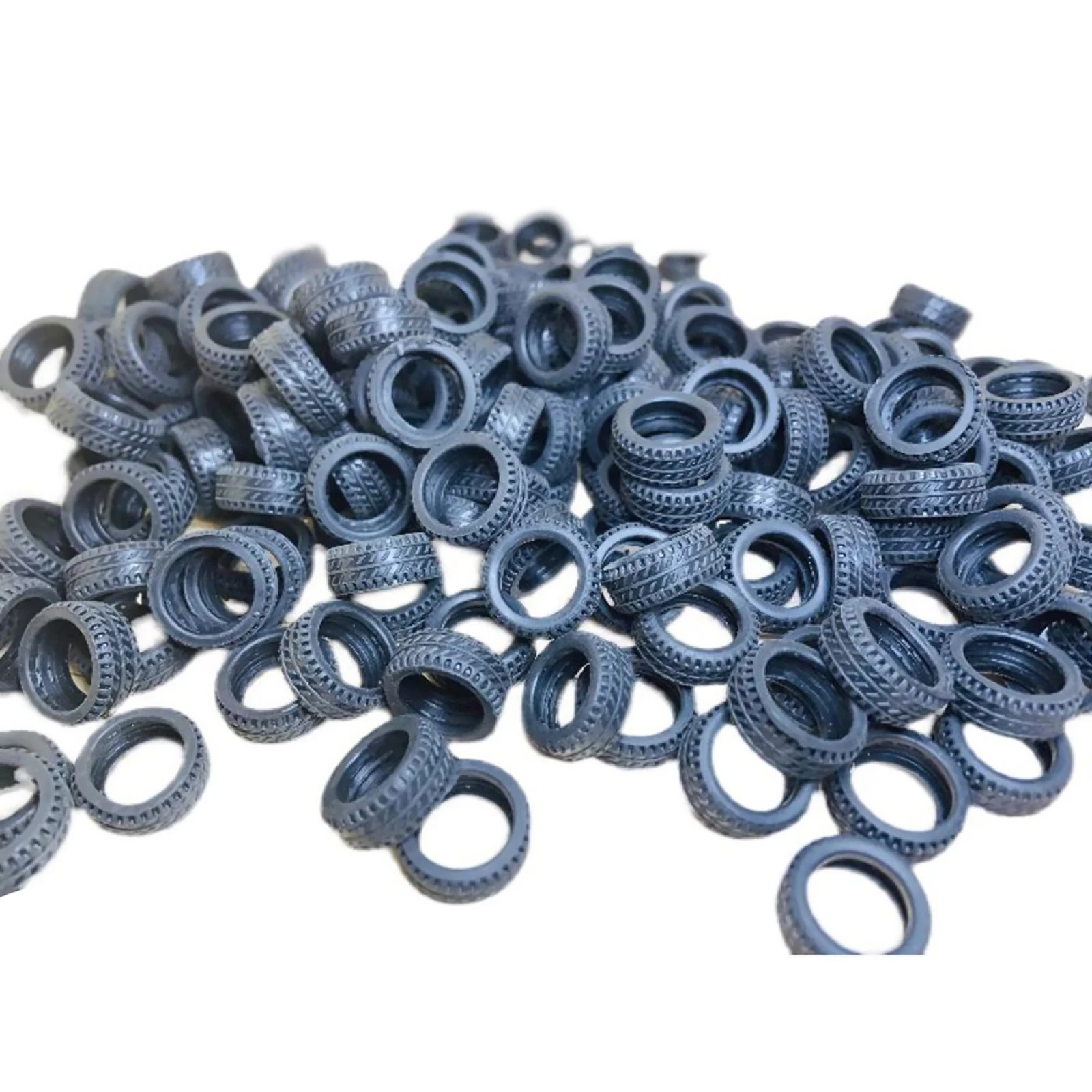 50Pcs 1/32 Modell Auto Gummi Reifen Diorama Reifen Display Sammlung Für Metall Auto Display Werkzeuge 1:32 Szene Zubehör 20mm Durchmesser – Detail 6