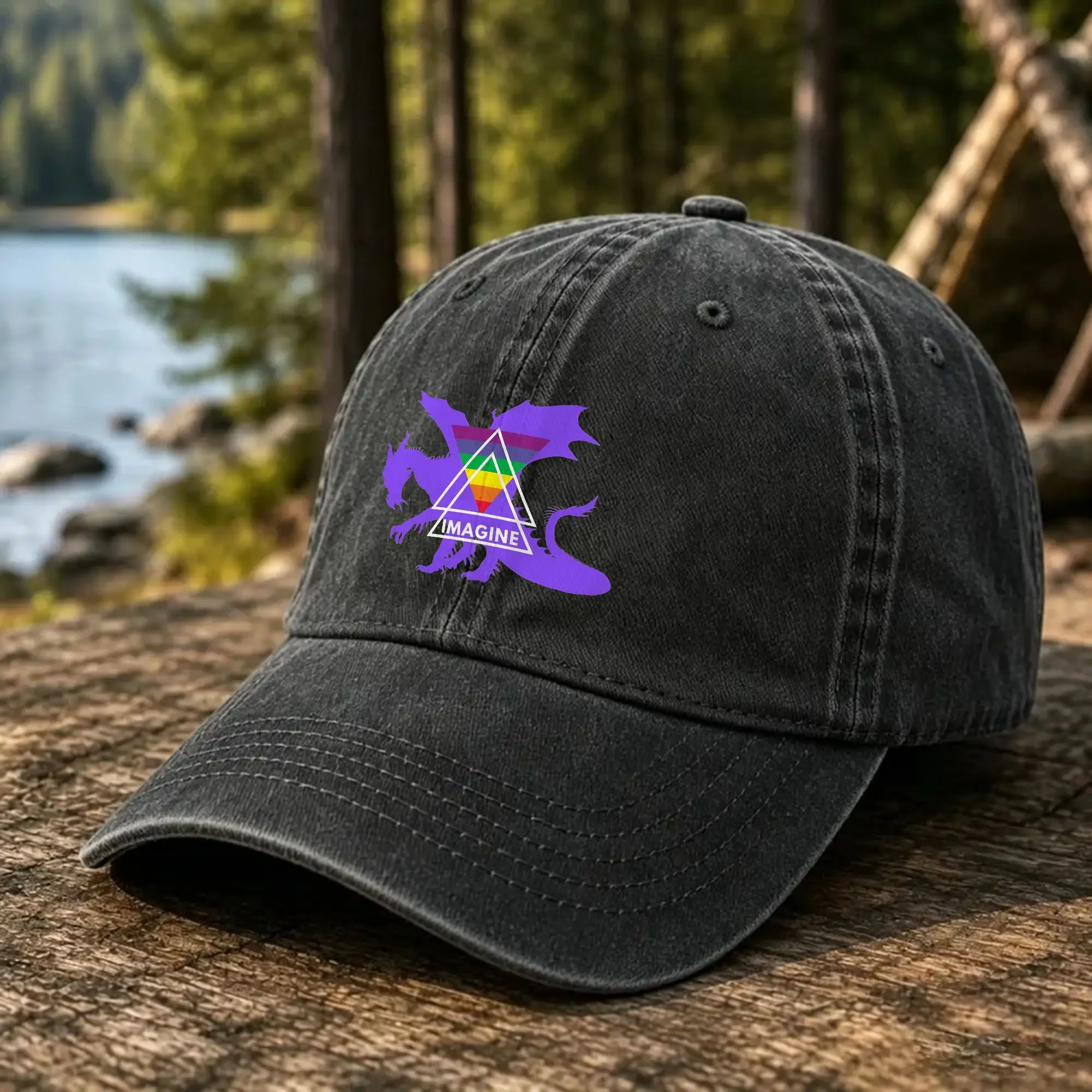 Baseball Cap Imagine Dragons Enemy Believer Spring Trucker Hat  Female Male Custom Logo Hiking Fishing Sunscreen Snapback Cap