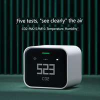 Qingping Air Detector Lite Temperature Humidity Monitor Screen Touch Operation CO2 PM2.5 PM10 Work with Mihome APP Apple HomeK