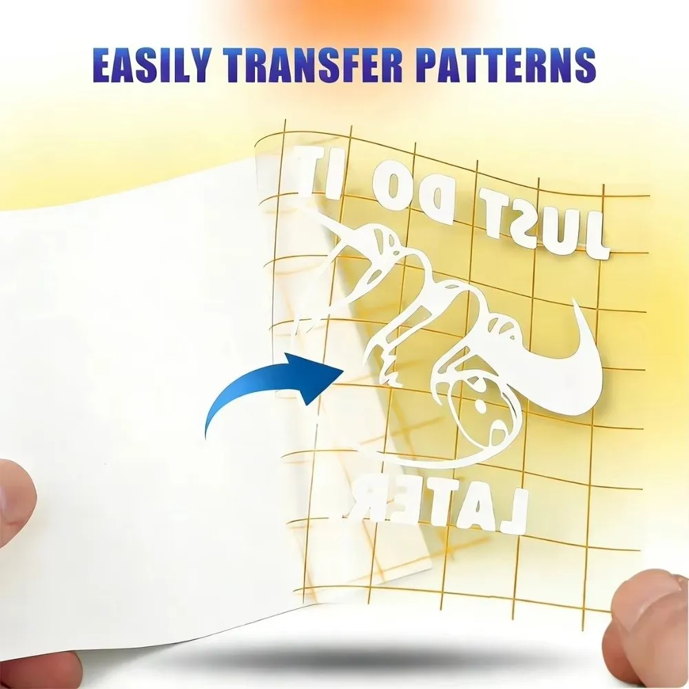 Self-adhesive Positioning Transfer Sticker Transparent Multifunctional Lettering Film Sticker Tape Roll PET Transfer Sticker