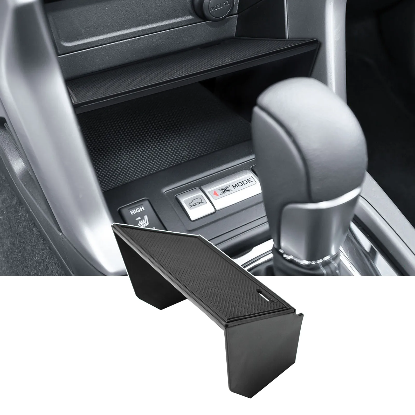 

Front Center Console Gear Shift Dividers Tray for Subaru Forester 2013 2014 2015 2016 2017 2018 Shelf Divider Insert Storage Box