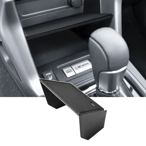 Imagen 1 del producto Bandeja divisora de cambio de marchas para consola central delantera, caja de almacenamiento de inserción divisora de estante para Subaru Forester 2013 2014 2015 2016 2017 2018
