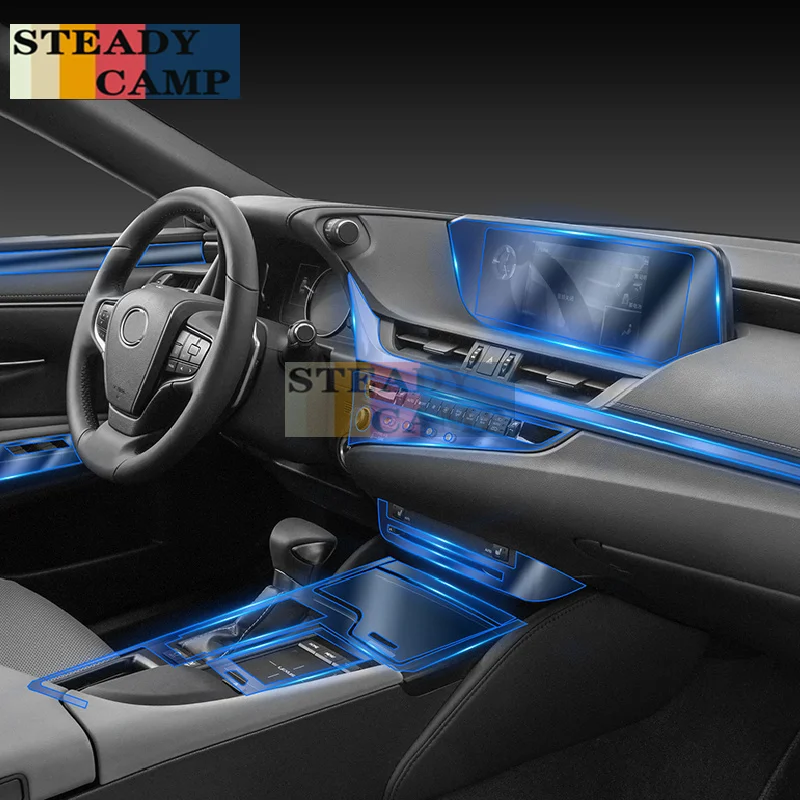 

For Lexus ES 250 300 350 2018-2021Car Interior Center console Transparent TPU Protective film Anti-scratc Repair film Accessorie