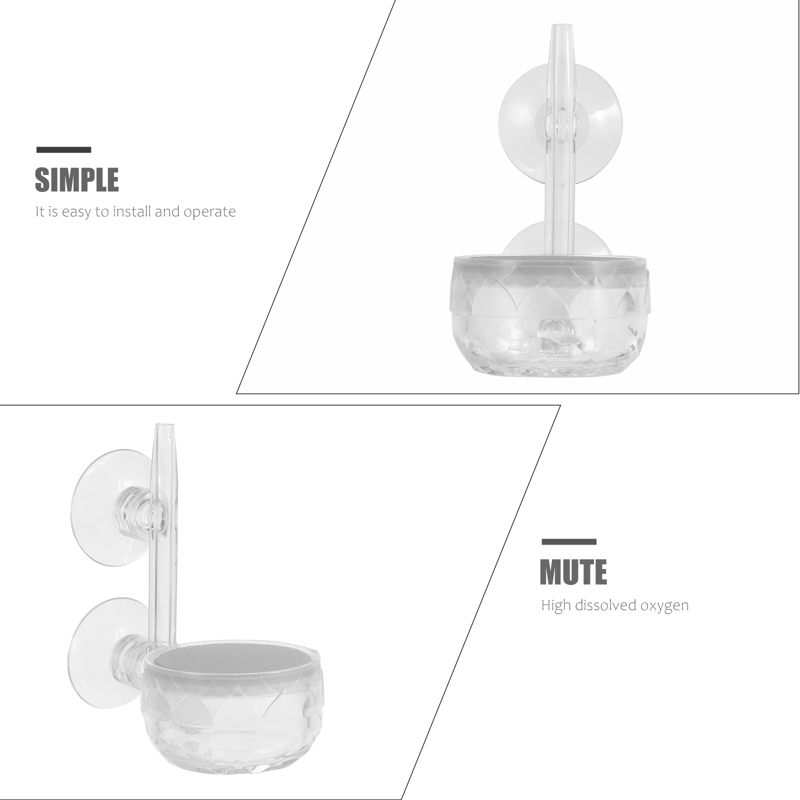 

Aquarium Air Stone Bubbler Fish Tank Oxygen Diffuser Premium Material Long Service Life Compact Lightweight Stylish Design Small