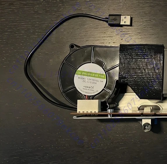 70mm Dual Low‑Profile Turbo Cooling Fan For NVIDIA Tesla P4 M4 T4 GPU Card