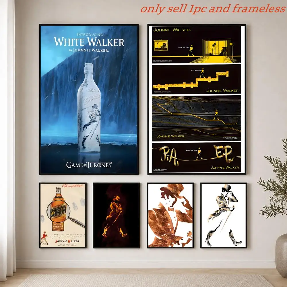 Classic J-Johnnie Walker Poster HD Hot Theme Singer/OST/Movie/Anime-Waterproof Self-Stick Home Decor