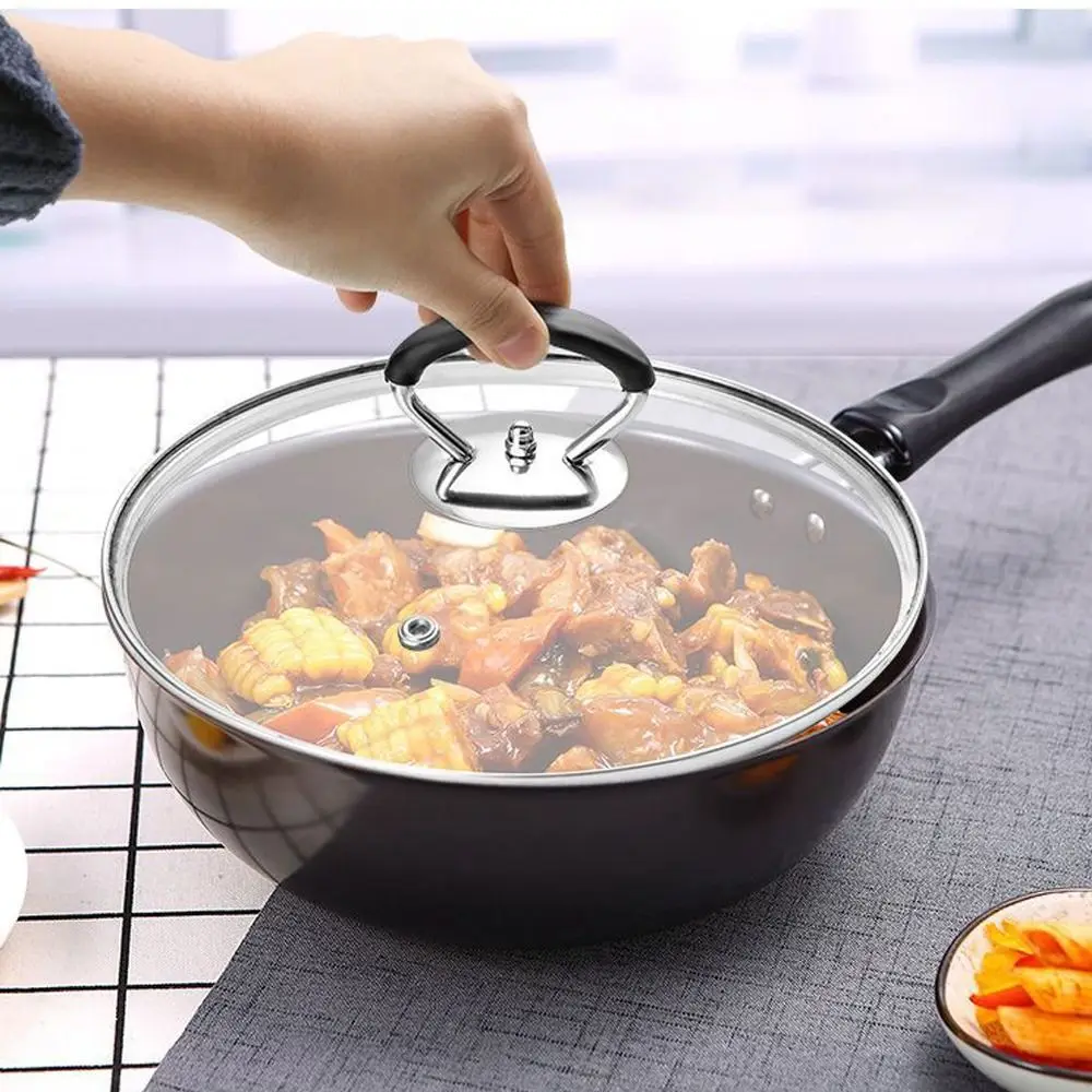 

Universal Pot Handle Stainless Steel Anti-scalding Lid Knobs Cap Replacement Handgrip Rust-proof Cookware Lid Handle