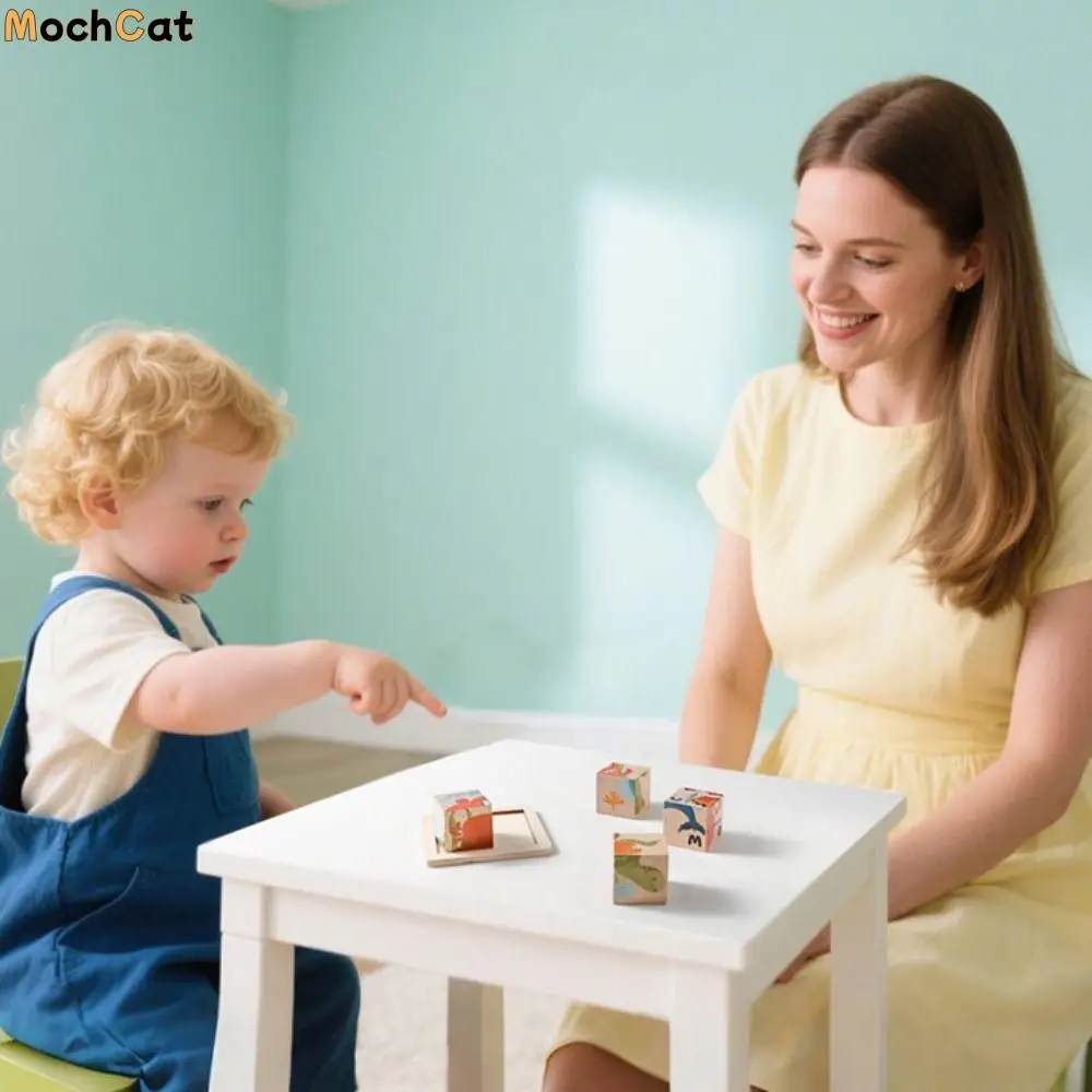 

Wood Animal Sliding Puzzle Brain Training Movable Jigsaw Toy Matching Memory Game Logic Game Sudoku Montessori Educational Toy
