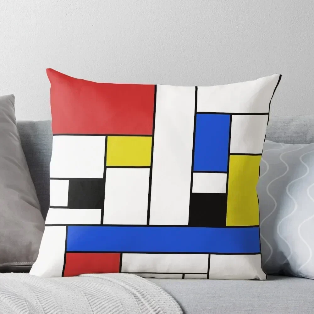 

Mondrian Lines Throw Pillow sleeping pillows Sitting Cushion ornamental pillows pillow