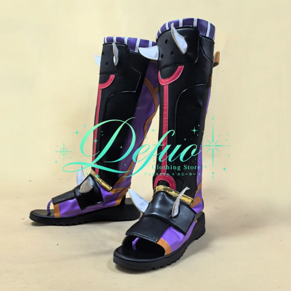 Arataki Itto Style Cosplay Shoes Character Boots Custom Made Size for Anime Performance