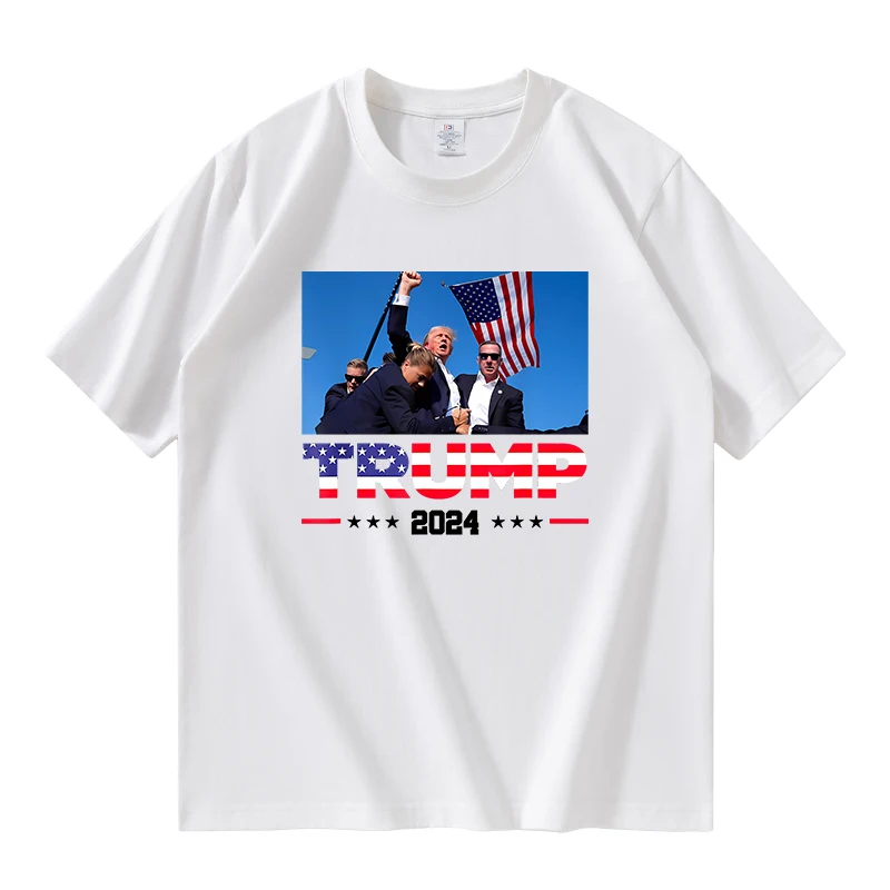 Official Donald Trump 2024 Survived Shot At Election Rally Won't Be Stop T-Shirt Trump Shot Assassination Attempt Fight Shirt