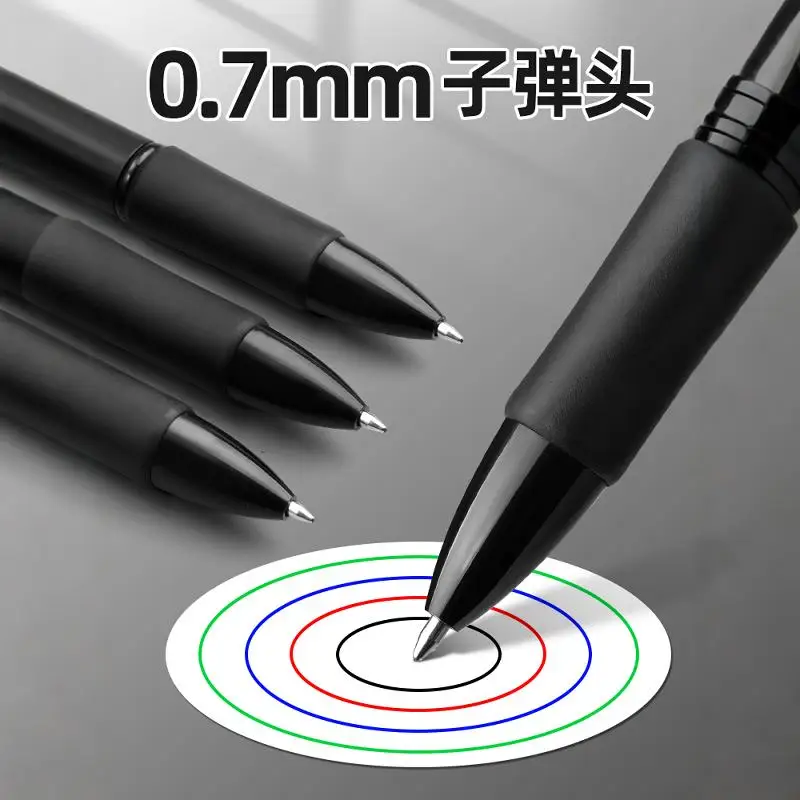 DELI 4 In 1 Ballpoint Pen 0.7 mm Multicolor Ball Pens 1/2/4/12pc Blue Black Red Green Writing Pen School Office Stationery