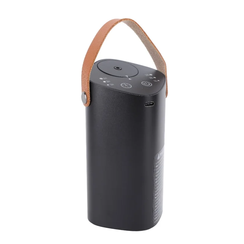 Macchina per aromaterapia con diffusore di fragranze per auto portatile silenzioso in alluminio con diffusore di oli essenziali senza acqua con timer per la camera da letto