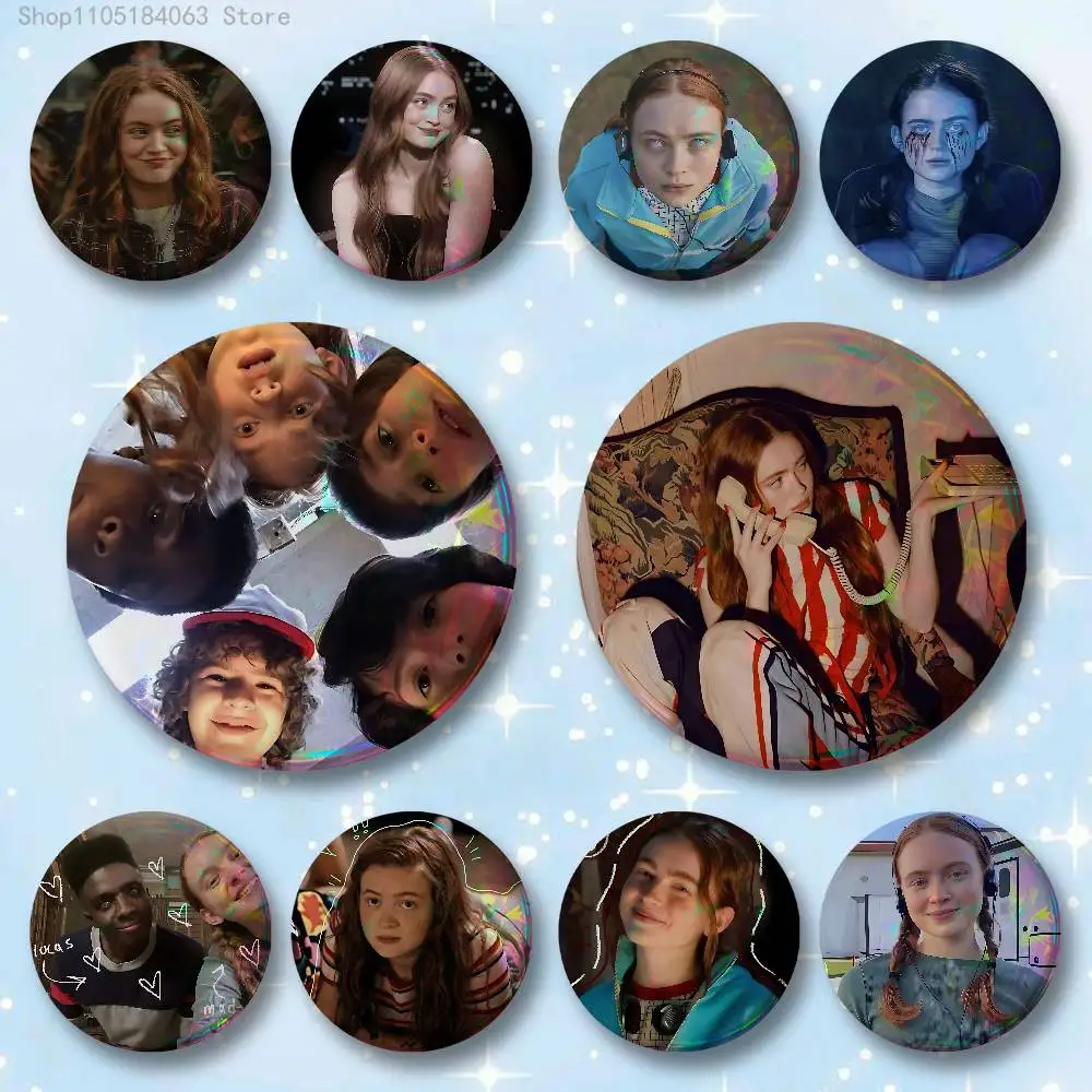 

S-Sadie S-Sink Badges 25 32 44 58 75 mm Round Cosplay Pin Bag Decor Fans Collect Friends Gifts Brooch Souvenir