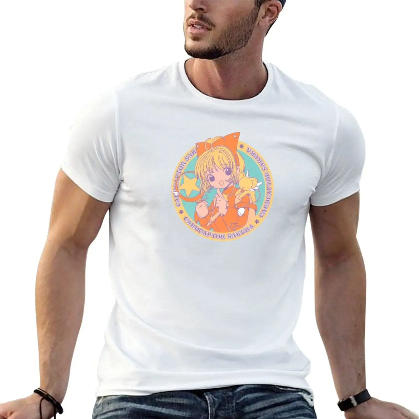 Cardcaptor Sakura v.2 T-Shirt Active Wear Sports T-Shirt for Men