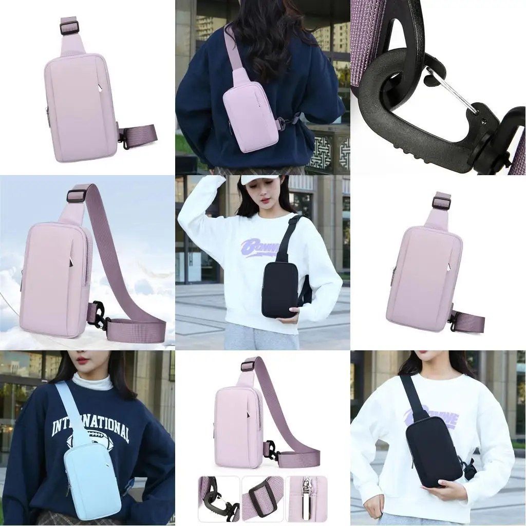 

X90D Comfortable Chest Bag Nylon Crossbody Bags Satchel Purse Great For Adventures