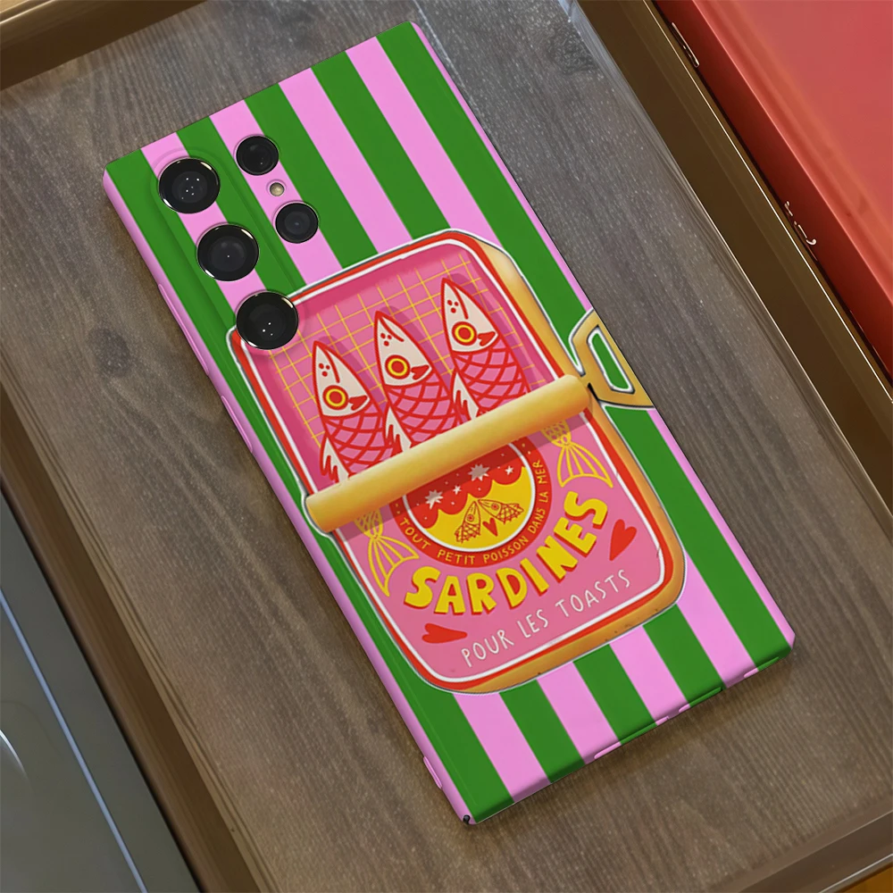 핑크 정어리 캔 폰 케이스 삼성 갤럭시 S25 S26 - Phone Cases You Can Customize 리뷰 및 가격
