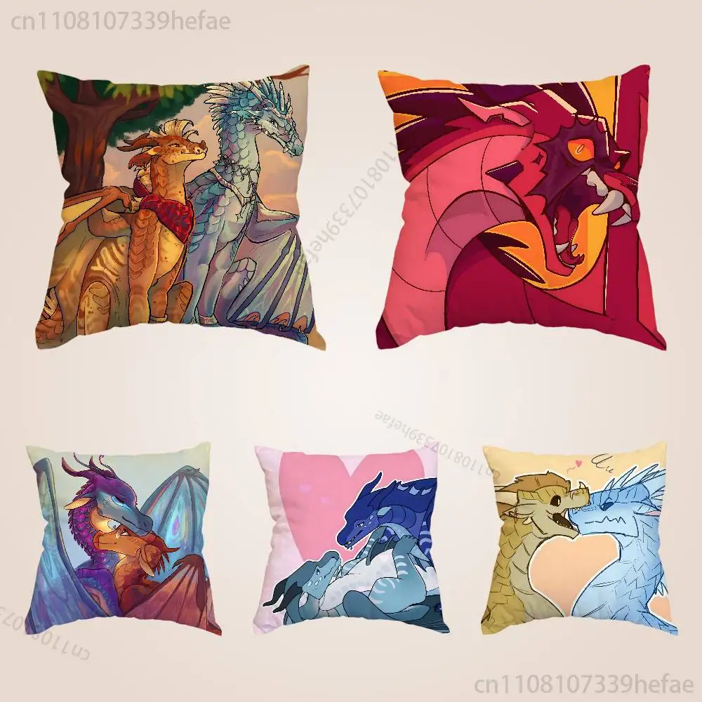 

W-Wings of F-Fire Dragon Throw Pillow Case For Decoration 30cm 50cm 55cm Square Home Pillowcase Case