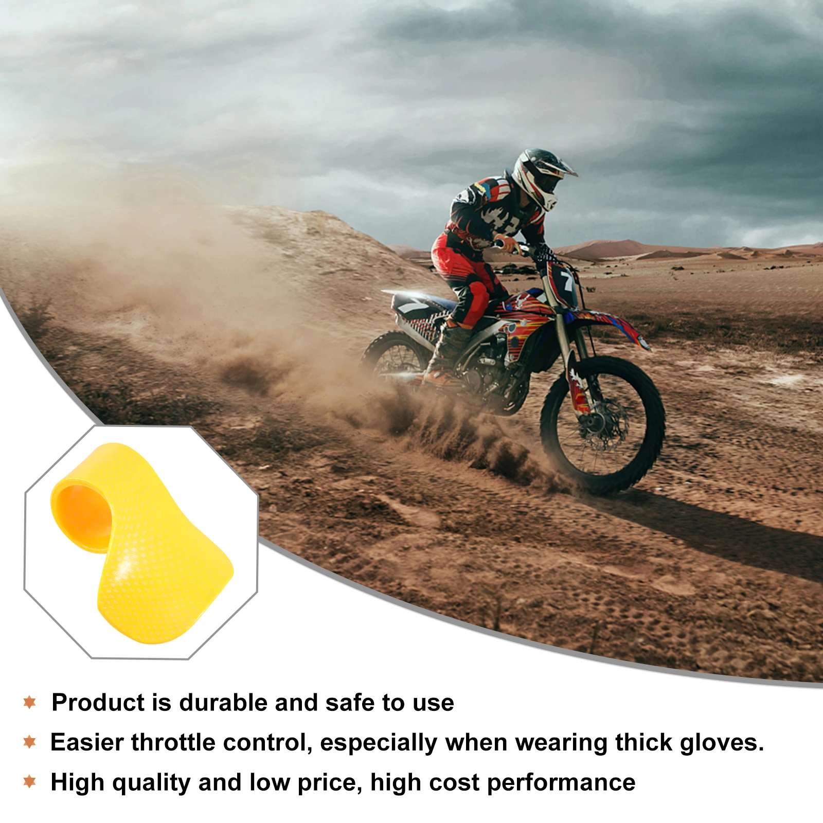 

2pcs Throttle Clip Motorcycle Accessories Cruise Control Grip Wrist Rest Ergonomic Handlebar Grips For Long Distance Riding