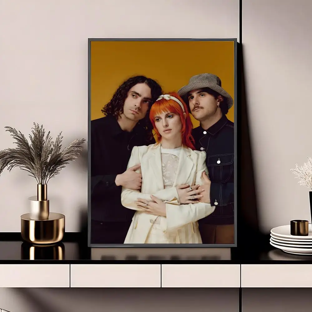 Band P-Paramore Album Painting Calligraphy Paper Print Home Living Room Bedroom Entrance Bar Cafe Art Decorative Paintings