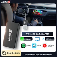 Carlinkit CCPA inalámbrico Android Auto adaptador CarPlay inalámbrico espejo de pantalla para modificar el sistema Android pantalla de coche Radio estéreo