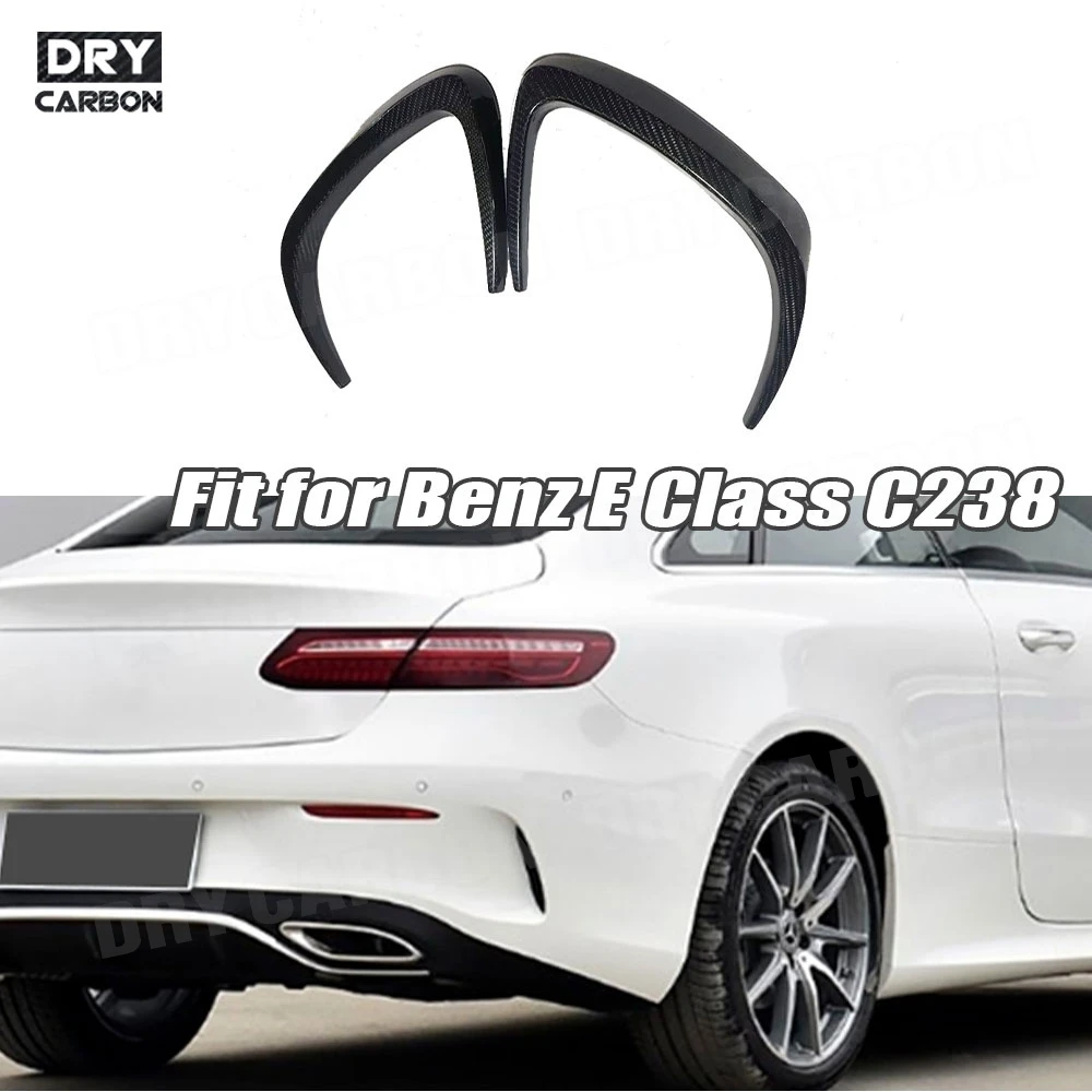 

Carbon Fiber Rear Canard Flaps for Benz E Class C238 Coupe Sport E53 AMG 2021-2023 Rear Bumper Spoiler Side Wing Car Accessories