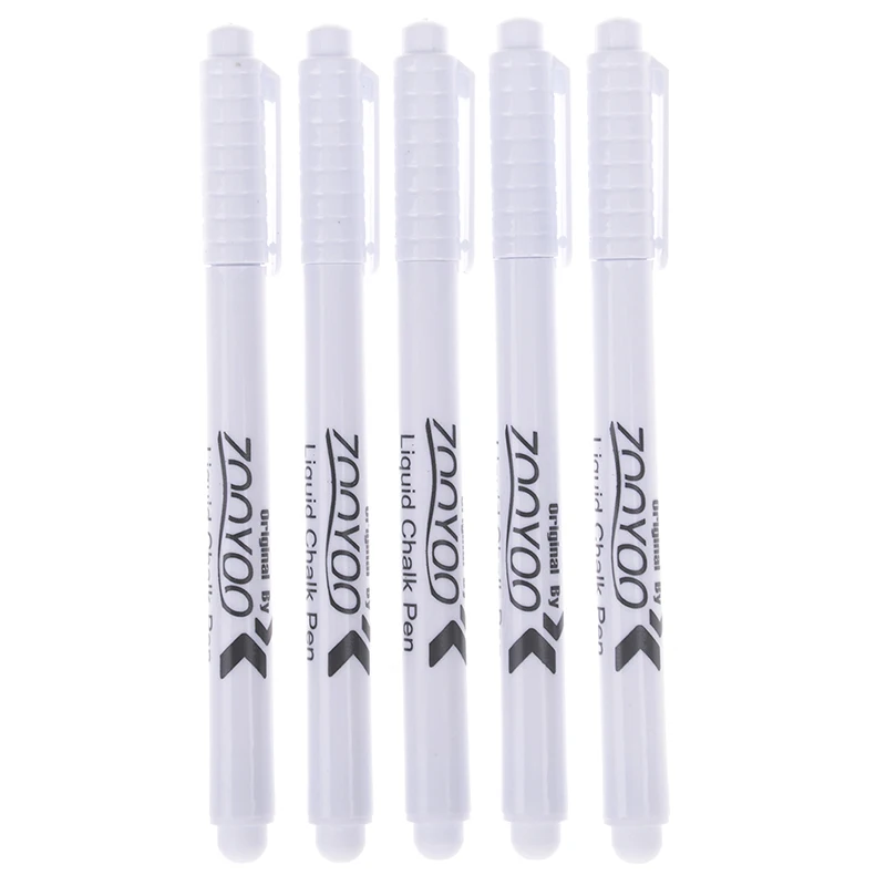 3PCS New white liquid chalk pen marker chalkboard blackboard pen erasable