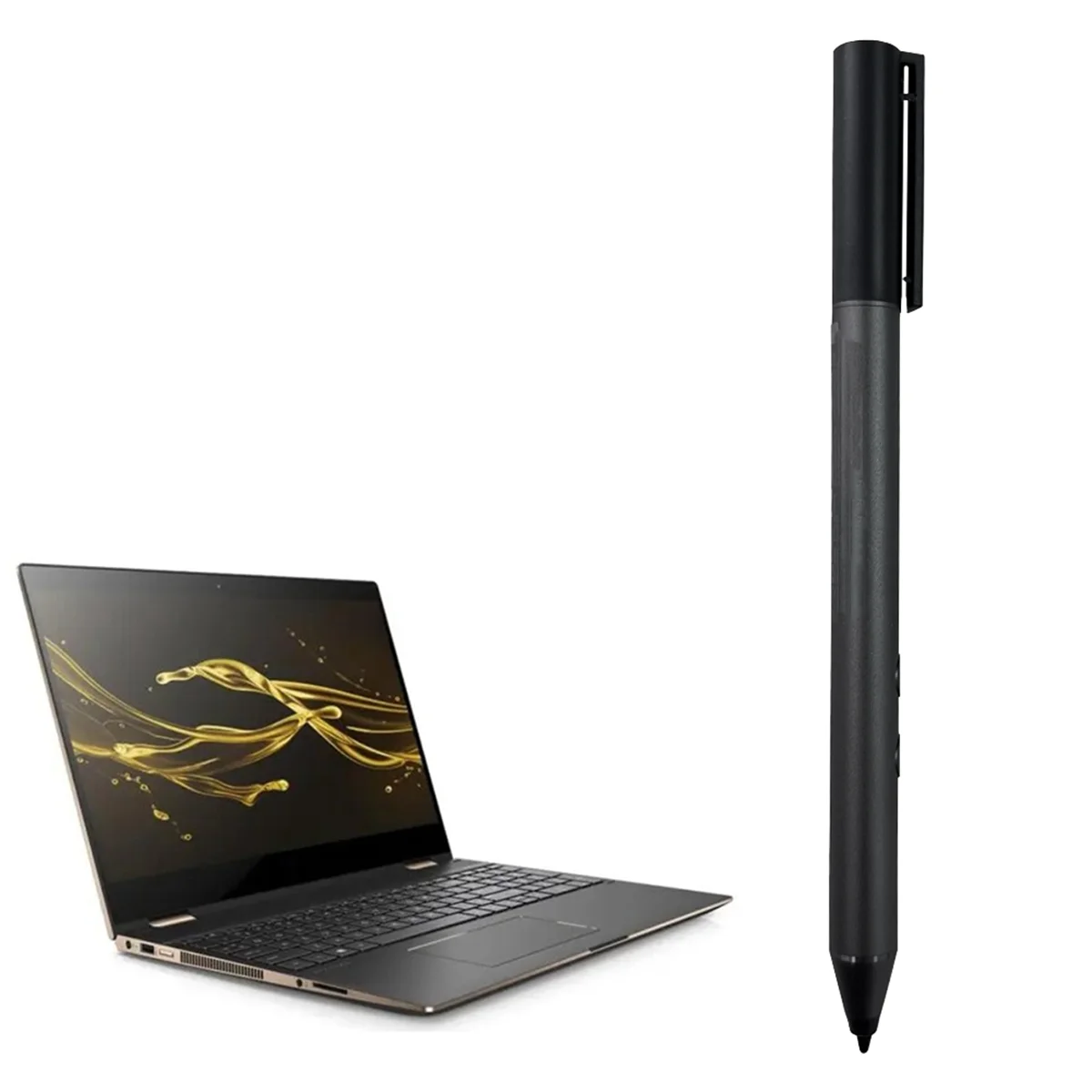 Imagem -05 - Multifunções Portátil Conveniente Caneta Stylus Stylus Cinza para hp Envy X360 Spectre X360 Pavilion X360 Computador