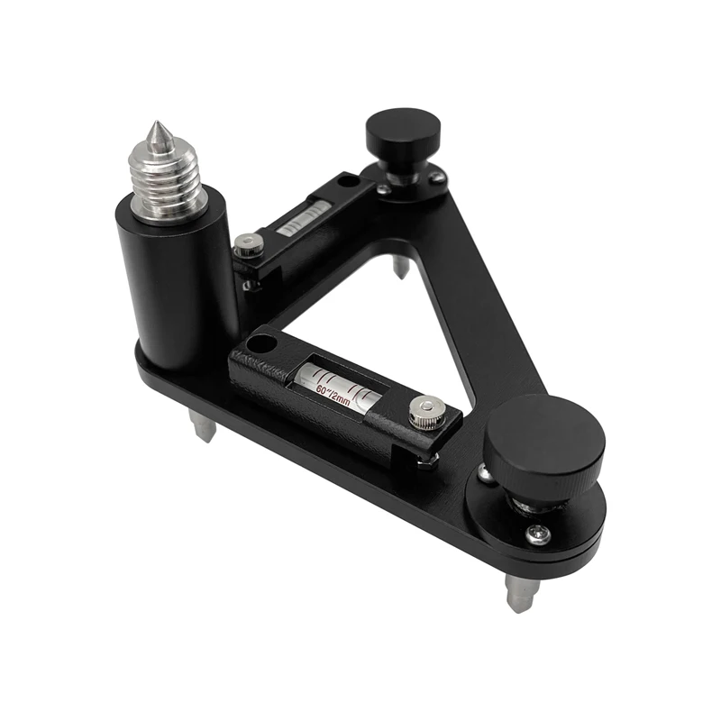 Imagem -03 - Precisão Tribrach com Rosca Mount Tubo Duplo Bolha Nível Alta