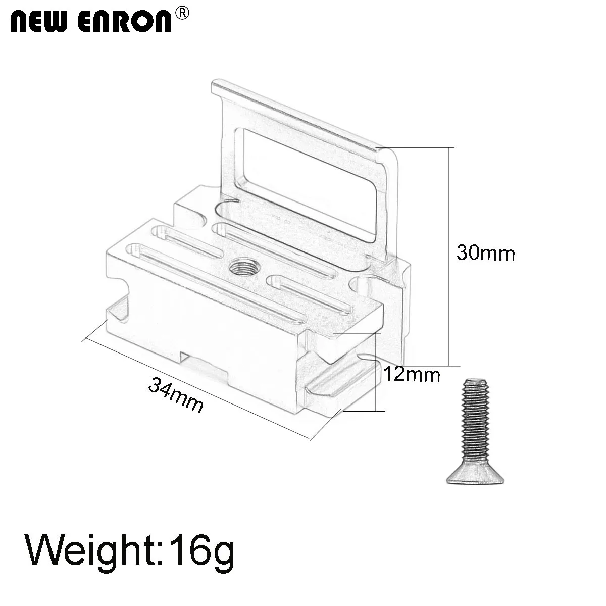 NEW ENRON CNC Aluminium Center Diff Power Module / Gearbox Grommet ARA311169 for RC CAR 1/10 ARRMA 4S KRATON SENTON 1/8 MOJAVE