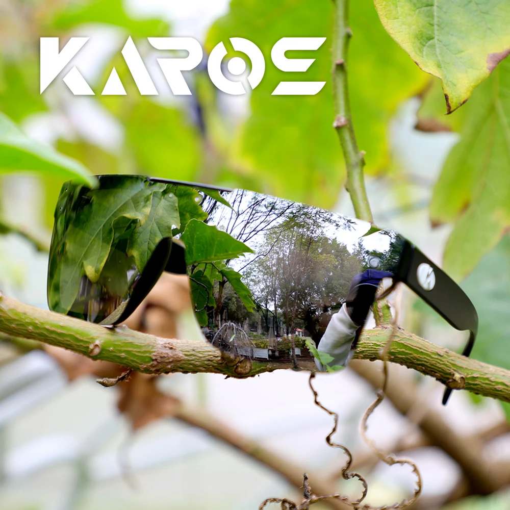 

KAROS Rimless Sunglasses One Piece Lens Men Oversized Sunglasses UV400 Women Fashion Safety Sun Glasses