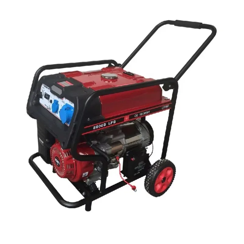 【Best-selling】  220V 380V AC 3 Phase 13HP 5500W 5000W 6KVA LPG Generator