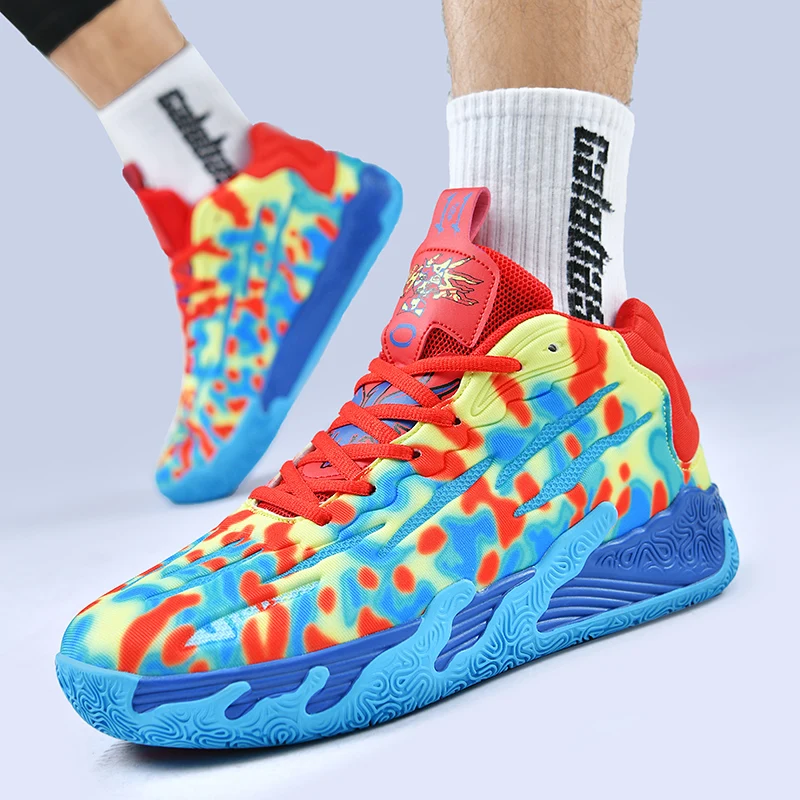 Three ball Three generation Lamelo Ball MB.01 Basketball shoes Men\'s actual combat cushioned low-top sneakers cushioned rebound