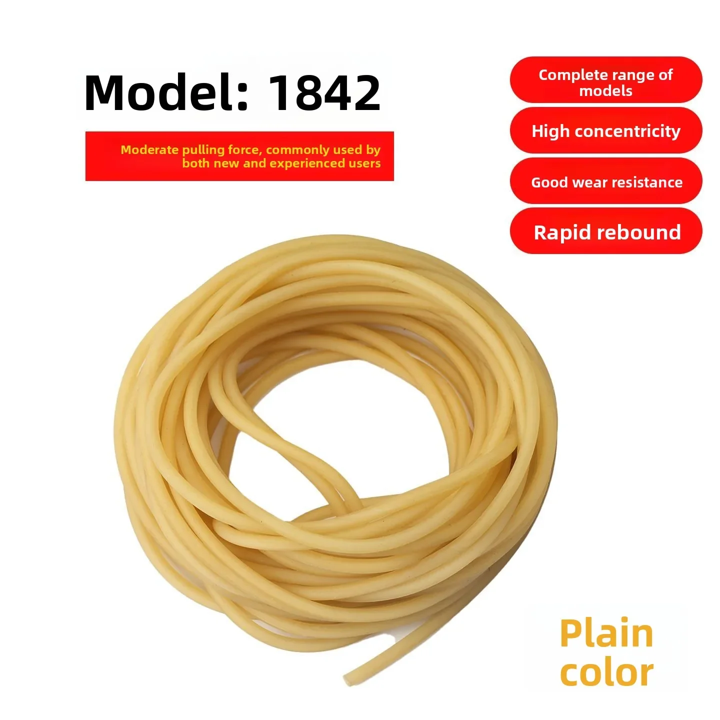 1745/1842/2050/3060 Tubular Rubber Band Hunting, Outdoor DIY Slingshot Hunting Rubber Band, Traditional Rubber Band Shooting