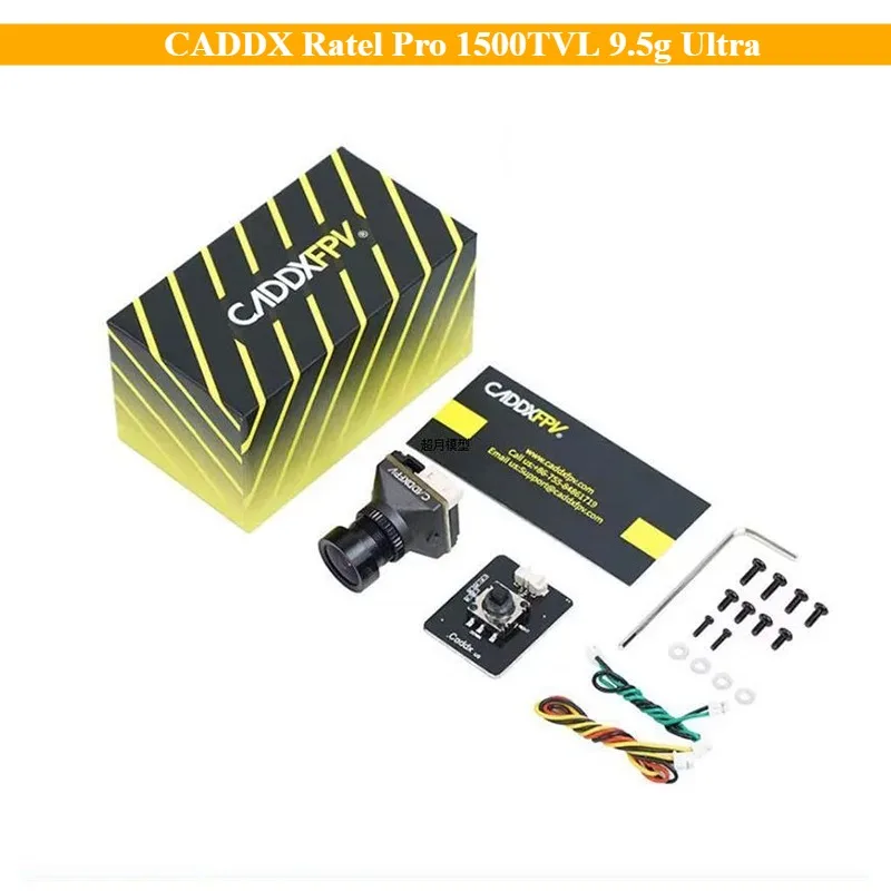 

Mini CADDX Ratel Pro 1500TVL 9.5g Ultra Light FOVD NTSC/PAL CMOS FPV Starlight Night Vision Camera for FPV RC Drone Upgrade DIY