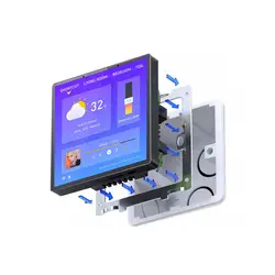 3.92 inch IPS LCD touch display esp32-S3 wall panel Smart wall switch tablet square panel Smart screen display