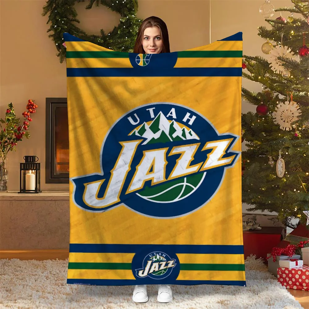 U-Utah J-Jazz Thermal Blankets for Bed Blanket 150cm X 200cm Sofa Cover Blanket King Size Home and Decoration Microfiber Bedding