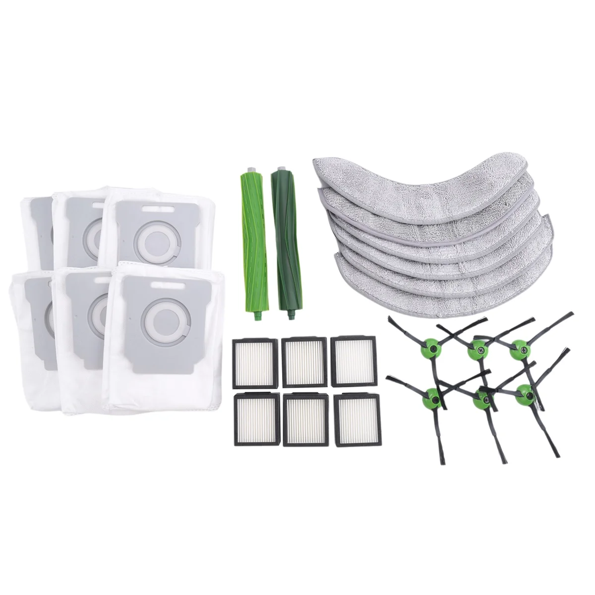 

AUU-For Combo J9+ Robot Vacuums Roller Main Side Brush Hepa Filter Mop Cloths Rag Dust Bag Spare Part
