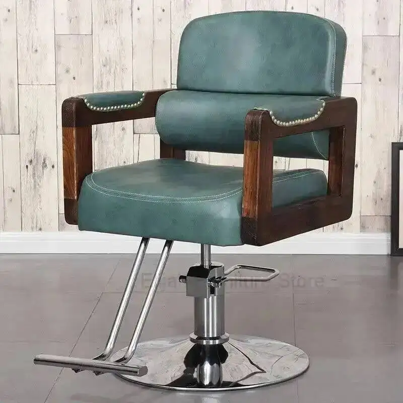 Sillas de Barbero Metálicas para Esteticistas, Sillas de Peluquería Modernas y Ergonómicas, Silla de Barbero para Salón de Belleza