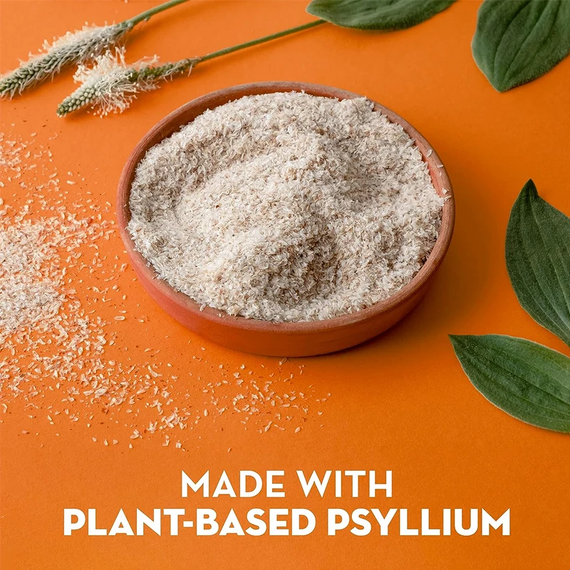 Psyllium Fiber Capsules - Organic Fiber Supplement - Supports Healthy Digestive System, Colon Cleansing