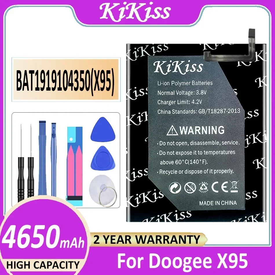 

Аккумулятор KiKiss BAT1919104350 (X95) 4650 мАч для Doogee X95 X 95 Bateria