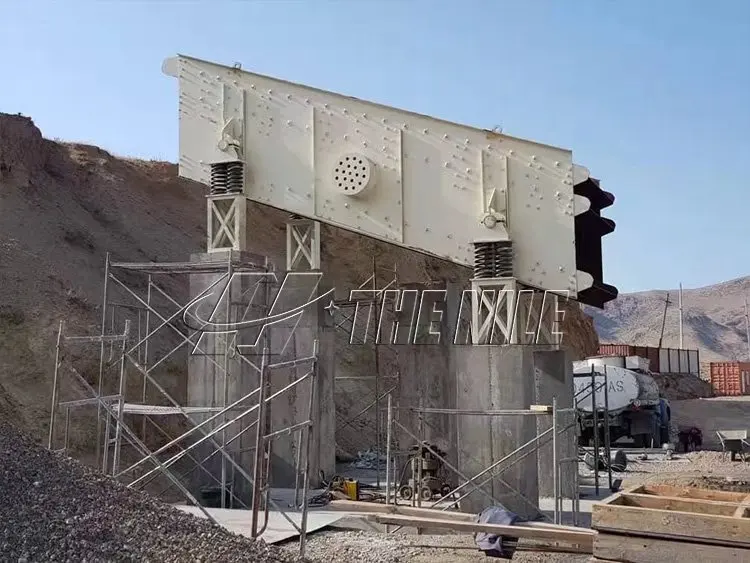 Rock Stone Gold Copper Hot Sale Circular Motion Inclined Aggregate Vibrating Screen