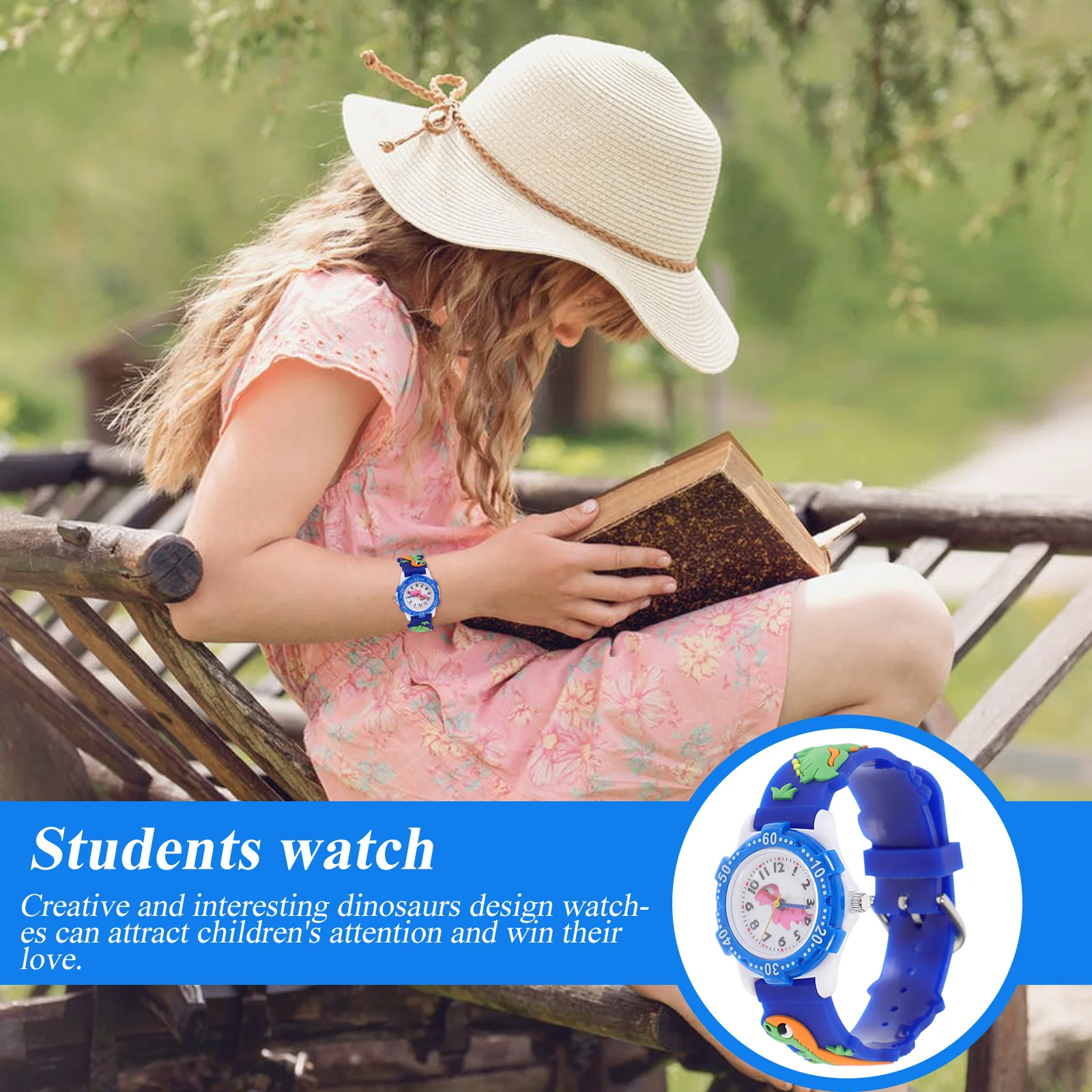 Montre-bracelet en Silicone, dessin animé, bracelet réglable, cadran Transparent, cadeau d'anniversaire et de noël pour