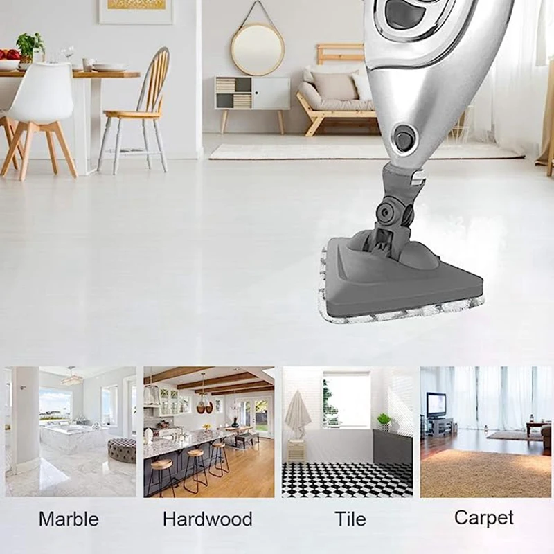 Тканевый чехол для швабры, белые и серые запасные части, подходят для паровой швабры Jaberley Shark S3973, аксессуары для швабры