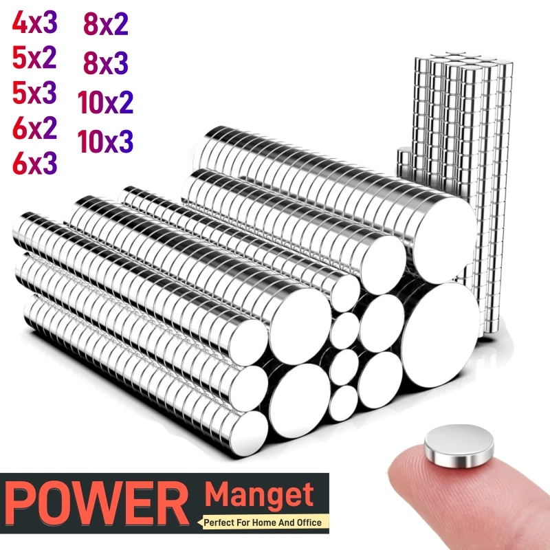 Super Powerful Magnet Strong Magnet Disc Magnet for decoration, Fridge, DIY, Building, Scientific, Craft, Office, 4x3, 5x3, 6x3