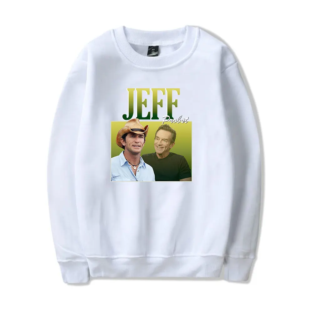 Jeff Probst Vintage 90s Merch Sweatshirt Men Sports Pullover y2k clothes Women Fashion