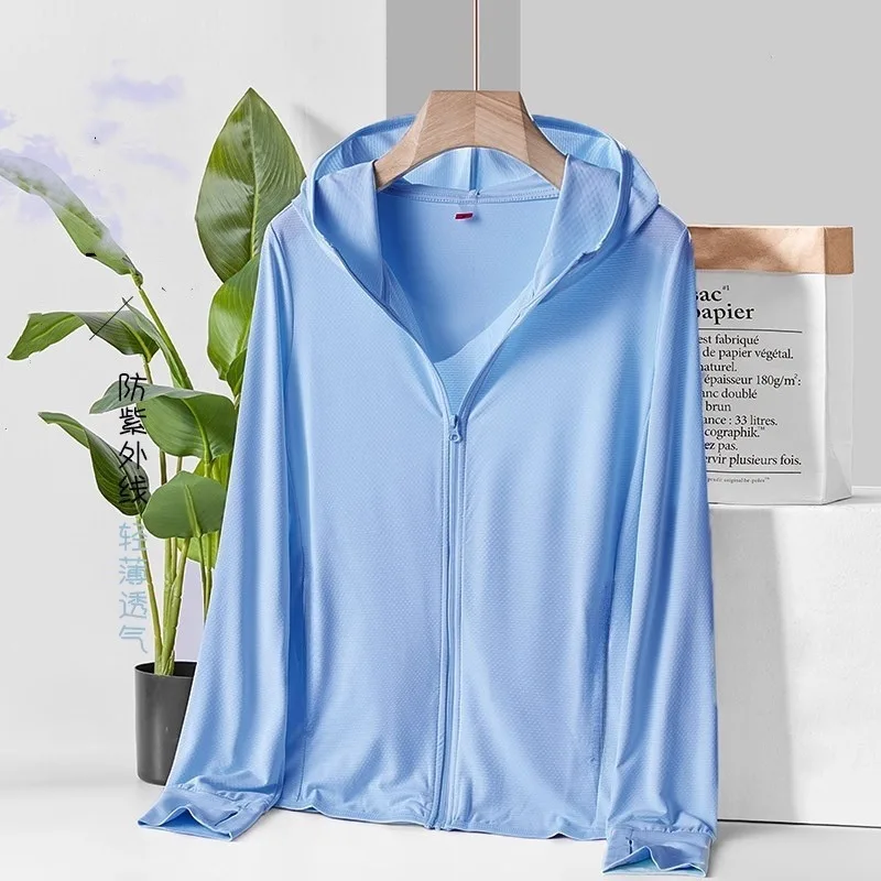 

Sunscreen Clothing, Anti UV Ice Silk Mesh, Men's and Women's Sunscreen Clothing, Skin Clothing, Summer Lightweight Jacket, Fishi