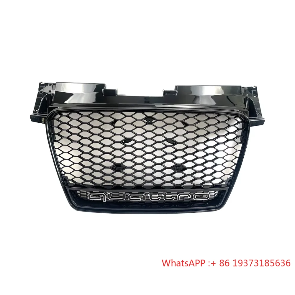 ABS Gray TTRS Mesh Grille RS Style Not Logo  Front Grille for Audi TT 8J 2008~2014