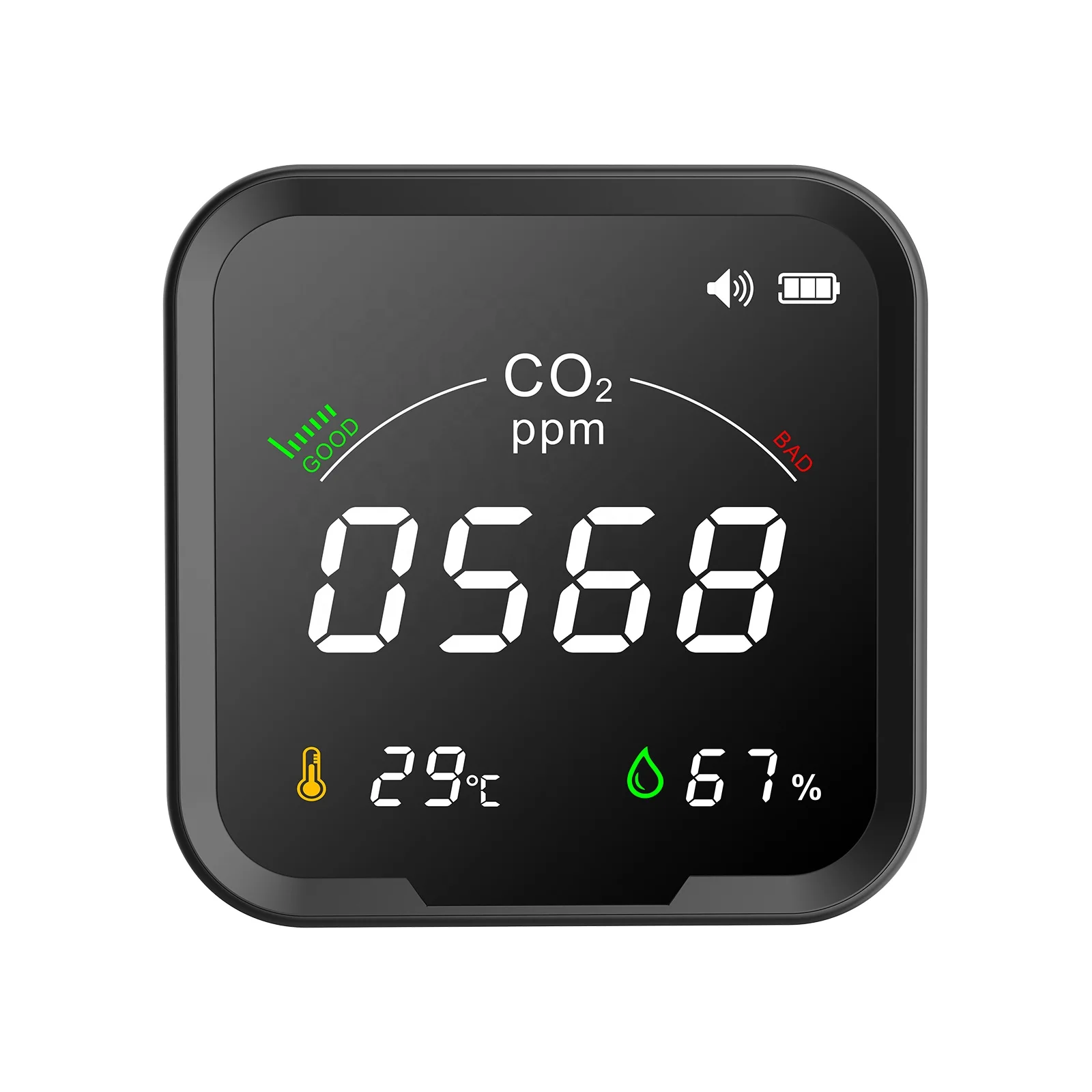 

PTH-9C Carbon Dioxide Meter CO2 Monitor Digital CO2 Controller for Greenhouse, Home